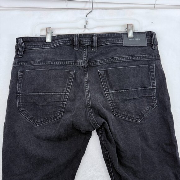 Diesel Thommer X Jeans Mens 34x30 Black Slim Skinny Stretch - Picture 13 of 14
